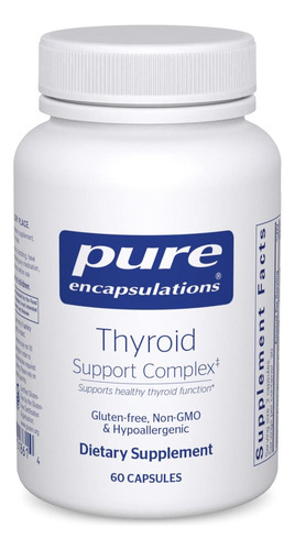 Pure Encapsulations Complexo De Suporte À Tireoide - Apoia A
