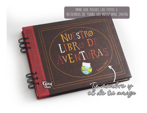Our Adventure Book Para Amigas - Totalmente Personalizado