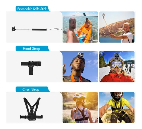 Kit De Soporte De Cámara For 5 Cámaras Gopro Insta360 9 Her