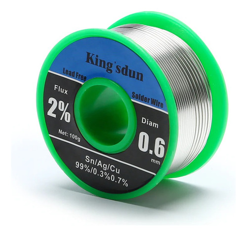 Estaño Fino 0.6mm  100gr Kig´sdun Ks-52825