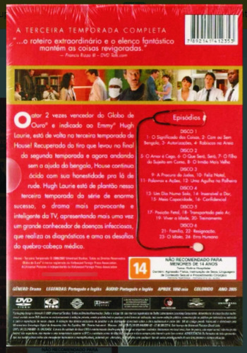 Box Dvd House - Terceira Temporada Completa (Usado)