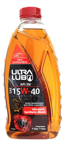 Aceite Ultra Lub 15w40 Semisintético