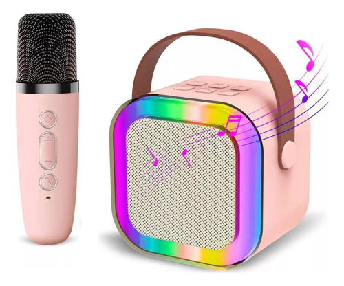 Karaoke Portatil Con Microfono Bluetooth Mini Parlante