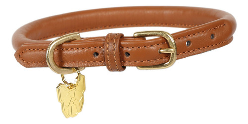 Collar Para Perro Digby & Fox De Piel Enrollada, Talla Xl, C