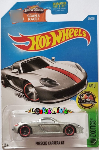 Hot Wheels Porsche Carrera Gt Exotics Zamac Walmart 74/250