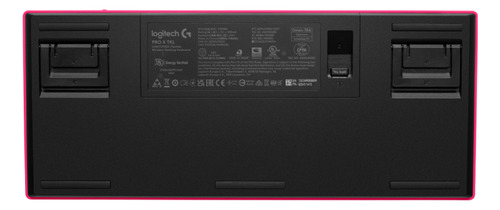 Combo Teclado Pro X Tkl + Mouse Gamer Pro 2 Lightspeed Magenta Inglês Us