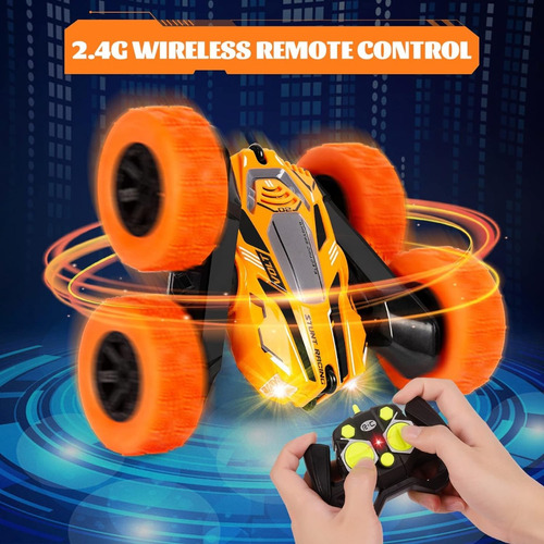 Carro De Control Remoto Deriva Rotación De 360 Grados