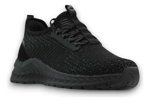 Tenis Deportivos Mujer Charly 1059220 Running Negros