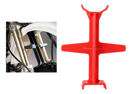 De Plástico Para Horquilla De Motocicleta Para Rojo