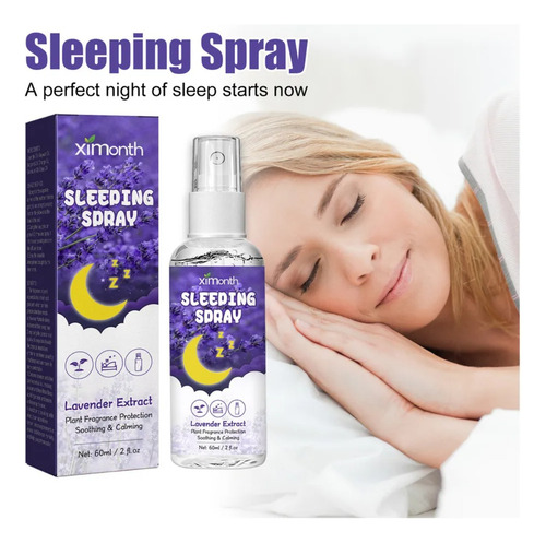 Spray De Sueño De Lavanda Para Aliviar La Ansiedad