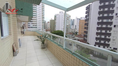 Imagem 16 de 30 de Apartamento À Venda Com 3 Dormitórios Na Vila Guilhermina Em Praia Grande Sp. - Rrc67