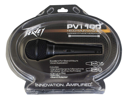 Peavey Pvi 100 Xlr Microfono Cardioide Dinamico Cable