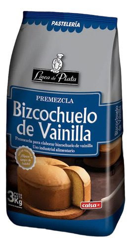 Premezcla Bizcochuelo Vainilla Calsa 3 Kg