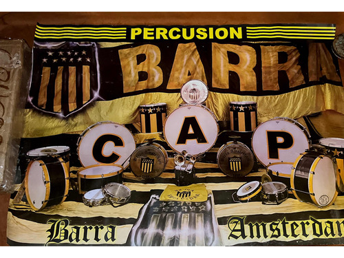 Peñarol Póster Barra Ámsterdam Percusión, Él Propio 70x50cm