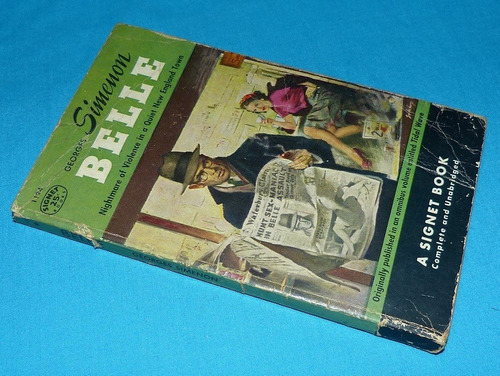Belle Georges Simenon Novela Acción Suspenso Inglés 1954
