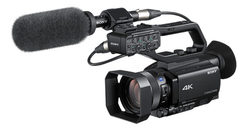 Cámara de video profesional Sony Handheld Camcorders 4K NTSC/PAL negra