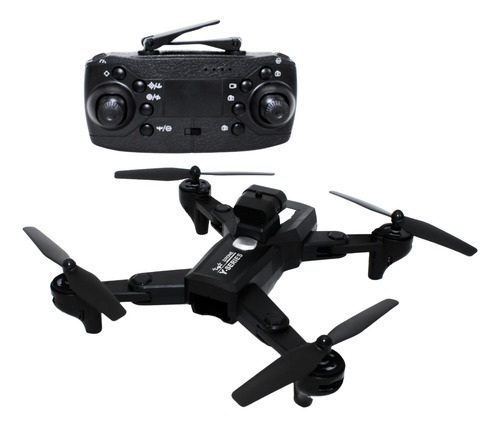 Drone Mini Y107 2 Cámaras Hd Conectividad Wifi 2.4 Ghz 120m Color Negro