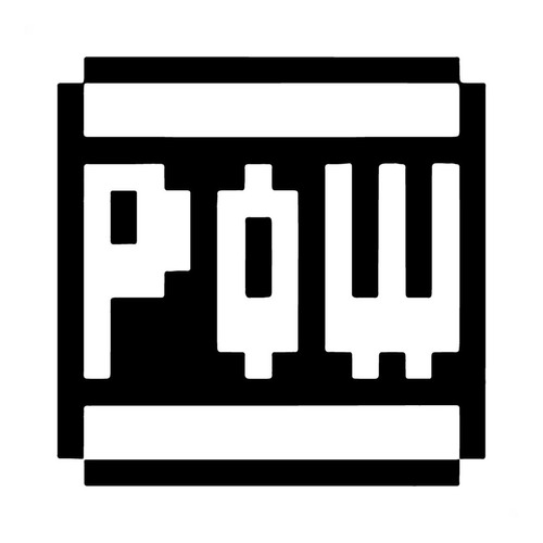 Adesivo Várias Cores 100x100cm - Pow Pixels 8 Bits Games