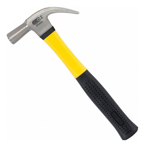 Martelo Unha 25mm Com Cabo Fibra Emborrachado - Oz