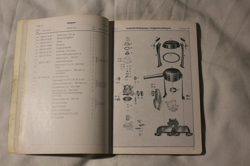 Mercedes Benz 180 1953 Catalogo De Repuestos (Usado)