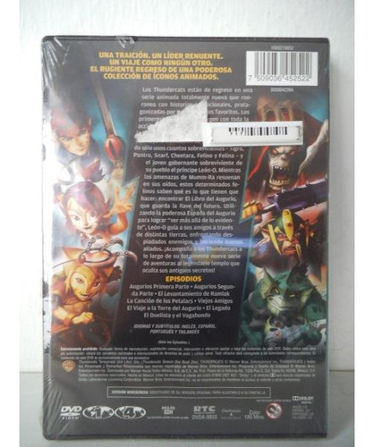 Imagen 3 de 3 de Thundercats Temporada 1 Vol 1 Dvd