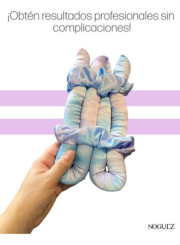 Tubos Para Cabello, Rodillos Flexibles Para Rizar El Cabello
