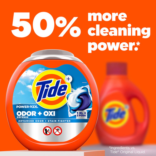 Detergente Para Roupa Tide Ultra Oxi Power Pods 18 Pacotes