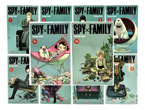 Spy X Family Manga Panini Mexico Tomos 1 Al 10 Pack