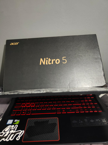 Laptop Ingeniería Acer Nitro 5 Core I7 Gtx 1050 Ti Gamer Ssd (Usado)