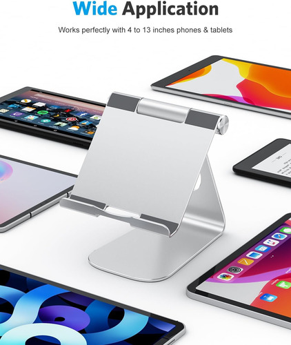 Soporte Base Tablet Smartphone De Mesa Ajustable