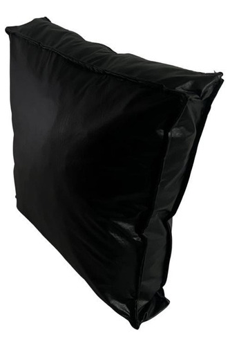 Funda Para Almohadones Algarrobo Sillon Ecocuero 60x60x10 Color 1-negro Liso