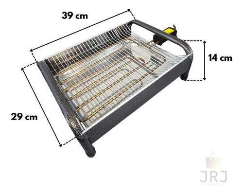 Churrasqueira Elétrica 127v Com Bandeja Coletora Alumínio