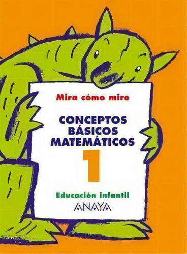 Conceptos Bãâ¡sicos Matemãâ¡ticos 1., De Fuentes Zaragoza, María Isabel. Editorial Anaya Educación, Tapa Blanda En Español