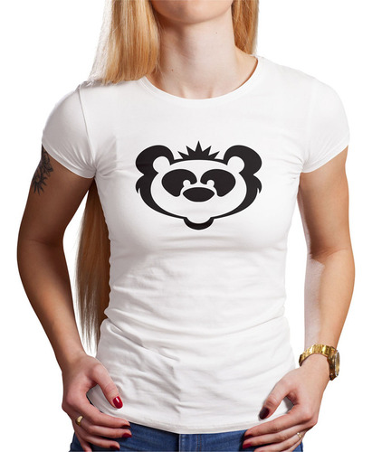 Polo Dama Panda Face (d0145 Boleto.store)