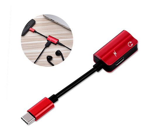 Imagen 8 de 12 de 2 Unidades Adaptador De Tipo C A 3,5mm Cargadores Usb C