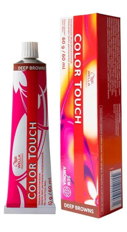 Tintura Wella Color touchtom 8/71 louro claro marrom acinzentadopara cabelo