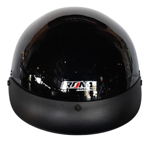 Casco Masuda Cachucha Chopper Ir-150 Color Negro Dot