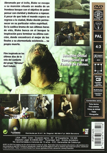 Last Days Dvd Ultimos Dias Kurt Cobain Original Nirvana (Usado)