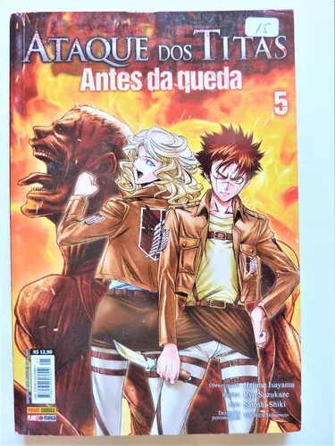 Mangá Ataque Dos Titãs Shingeki No Kyojin Antes Da Queda 5 Lacrado