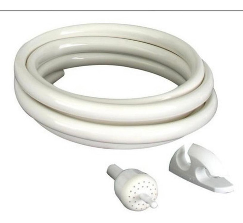 Chuveirinho Com Mangueira 1,75m Lorenzetti Branco + Suporte 