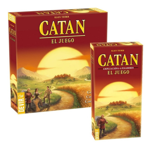 Colonos Catan + Expansion 5/6 Jugadores - Combo Juego Mesa