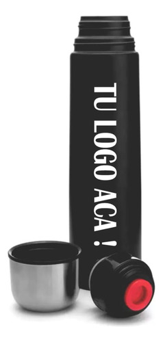 Set Matero Personalizado Por Mayor Termo Bala Negro