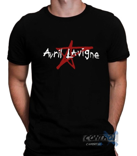 Camiseta Avril Lavigne Camisa Adulto Manga Curta