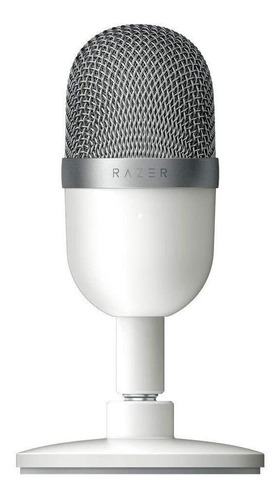 Imagen 1 de 1 de Micrófono Razer Seiren Mini condensador supercardioide blanco mercurio