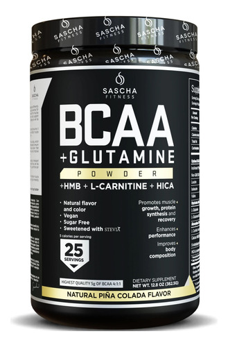 Bcaa Piña Colada Saschafitness 100% Original