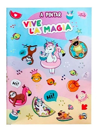 Libro Vive La Magia Para Colorear School Fun