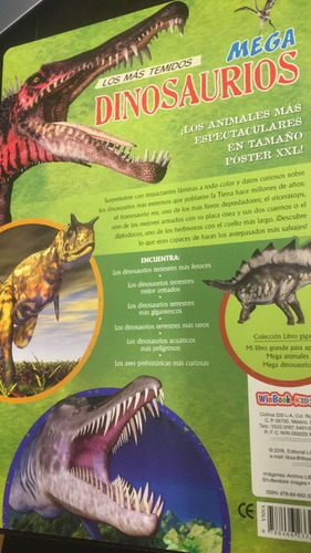 Los Más Temidos Mega Dinosaurios - Winbook Kids (Usado)