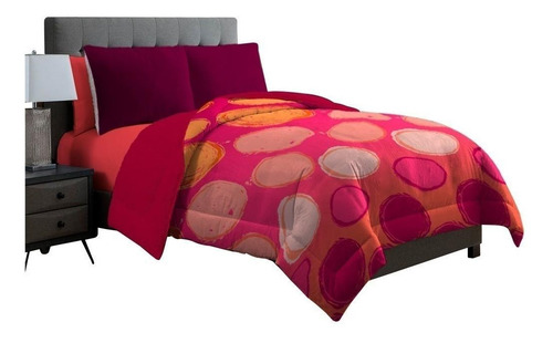 Imagen 2 de 3 de Cobertor Melocotton Flannel estampado Matrimonial Loreto