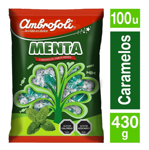 Caramelos Ambrosoli Menta 430gr(1 Unidad)-super