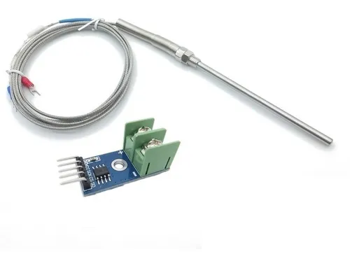 comprar Sonda Termopar Tipo K 10cm Acero Inoxidable + Módulo Max6675